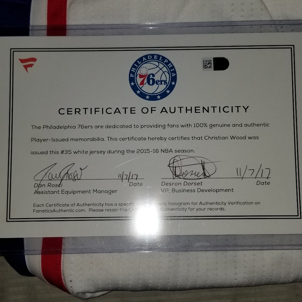 offical game worn Jersey....****(Great Christmas Gift)****
